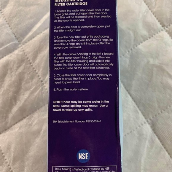 MARRIOTTO MRW1 Filter Compatible with Whirlpool Water Filter 1(EDR1RXD1) - Picture 7 of 10